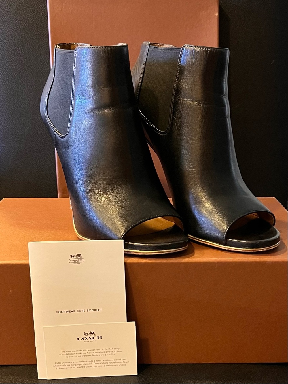 COACH JOHANNA booties/heels